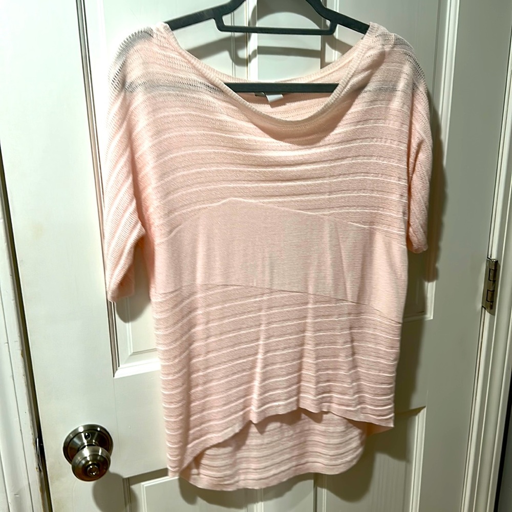 White House Black Market - Off-the Shoulder Light Pink Blouse - Size XXS